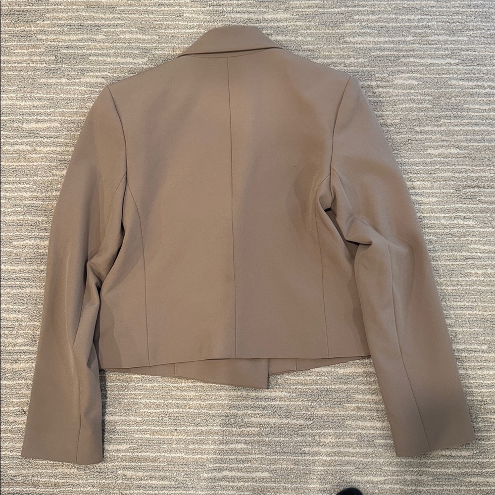 Cropped double breasted jacket Express Editor - Picture 3 of 4